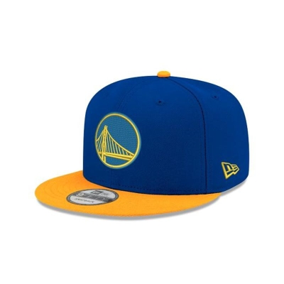 Sapca New Era Golden State Warriors NBA 2Tone 9FIFTY Snapback - Albastri